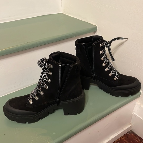 Esprit chunky heels lace up boots - Picture 4 of 6